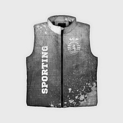 Детский жилет Sporting - grey gradient вертикально