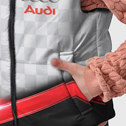 Детский жилет AUDI auto texture, цвет: 3D-черный — фото 2