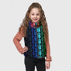 Детский жилет Marshmello gradient, цвет: 3D-светло-серый — фото 2