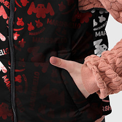 Детский жилет Marshmello краски, цвет: 3D-черный — фото 2