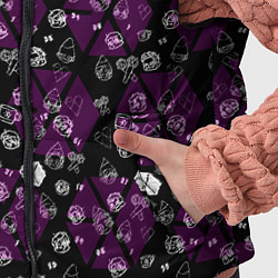 Детский жилет Exo в фиолетовом, цвет: 3D-светло-серый — фото 2