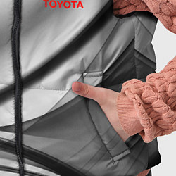 Детский жилет Toyota texrure grey, цвет: 3D-черный — фото 2