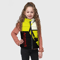 Детский жилет Assassins Creed geometry logo, цвет: 3D-черный — фото 2