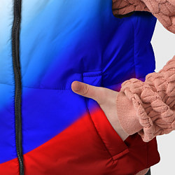 Детский жилет Триколор волна, цвет: 3D-красный — фото 2