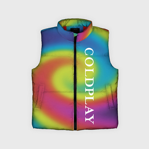 Детский жилет Coldplay moon music album / 3D-Красный – фото 1