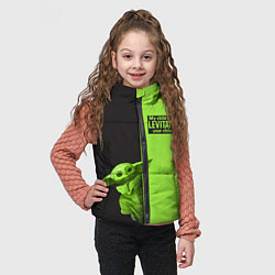 Детский жилет Child Grogu, цвет: 3D-черный — фото 2