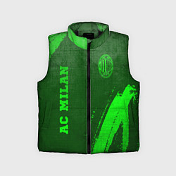 Детский жилет AC Milan - green gradient вертикально