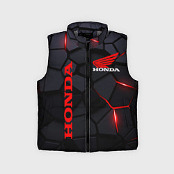Детский жилет Honda - плиты, цвет: 3D-светло-серый