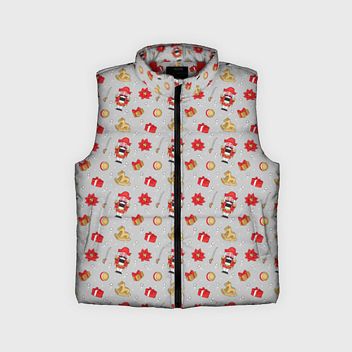 Детский жилет Щелкунчик и игрушки / 3D-Красный – фото 1