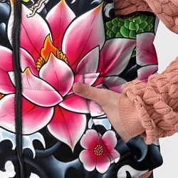 Детский жилет Иредзуми на белом фоне, цвет: 3D-черный — фото 2