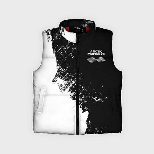 Детский жилет Arctic Monkeys - лого / 3D-Красный – фото 1