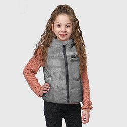 Детский жилет Arctic Monkeys - серый бетон, цвет: 3D-красный — фото 2