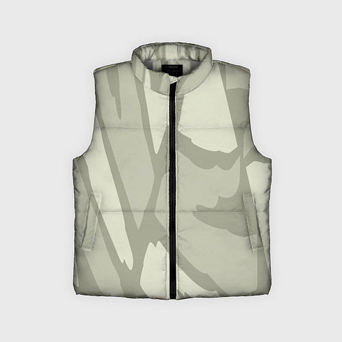 Детский жилет Серо-зеленая абстрактная текстура / 3D-Светло-серый – фото 1