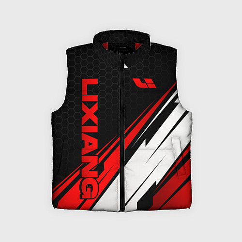 Детский жилет Lixiang - красная абстракция / 3D-Красный – фото 1