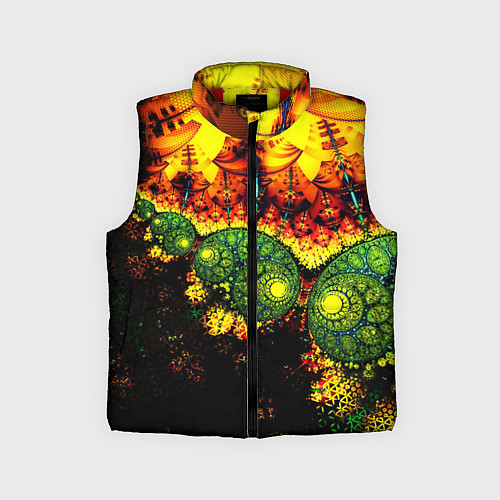 Детский жилет Абстракция осколки / 3D-Красный – фото 1