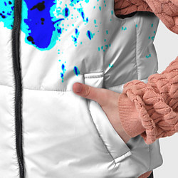 Детский жилет Синяя кровь андроида, цвет: 3D-черный — фото 2