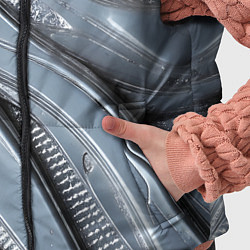 Детский жилет Полированный металл серебряный, цвет: 3D-красный — фото 2