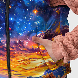 Детский жилет Аист и космос, цвет: 3D-черный — фото 2