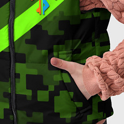 Детский жилет Portal camo steel geometry, цвет: 3D-красный — фото 2