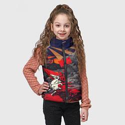 Детский жилет Советский Союз - Заря Человечества, цвет: 3D-черный — фото 2