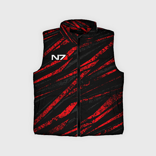 Детский жилет N7 - красный камуфляж / 3D-Красный – фото 1