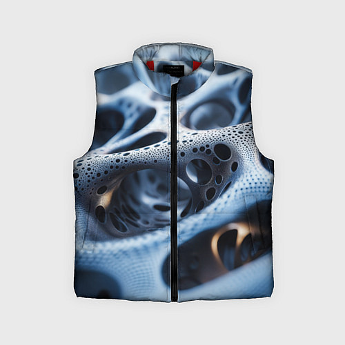 Детский жилет Текстура объемных сот / 3D-Красный – фото 1