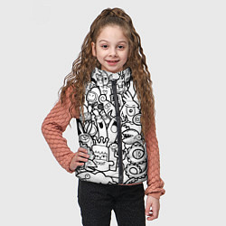 Детский жилет Каляки маляки, цвет: 3D-красный — фото 2