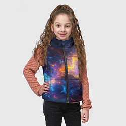 Детский жилет Космическая текстура фон, цвет: 3D-красный — фото 2