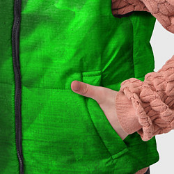 Детский жилет Dead Space - green gradient по-вертикали, цвет: 3D-черный — фото 2