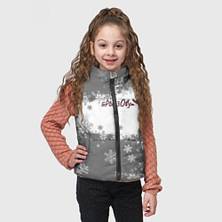 Детский жилет Горы зовут сноуборд серый, цвет: 3D-светло-серый — фото 2