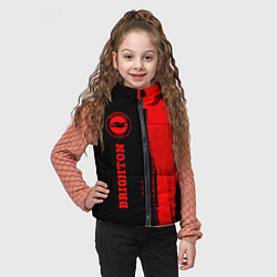 Детский жилет Brighton - red gradient по-вертикали, цвет: 3D-черный — фото 2