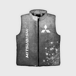 Детский жилет Mitsubishi - grey gradient вертикально, цвет: 3D-черный