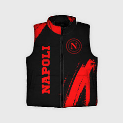 Детский жилет Napoli - red gradient вертикально, цвет: 3D-черный
