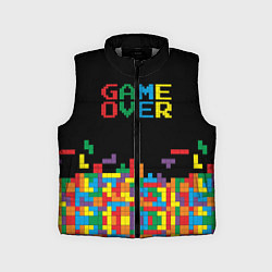 Детский жилет Game over, цвет: 3D-светло-серый