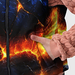 Детский жилет Лада и лед в разломе плит, цвет: 3D-красный — фото 2