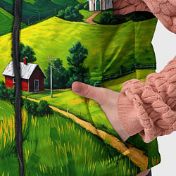 Детский жилет Русская деревенька, цвет: 3D-светло-серый — фото 2