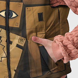 Детский жилет Коробки и глаз, цвет: 3D-светло-серый — фото 2