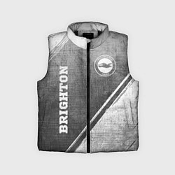 Детский жилет Brighton - grey gradient вертикально, цвет: 3D-черный