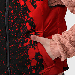 Детский жилет Manchester United - red gradient по-вертикали, цвет: 3D-черный — фото 2