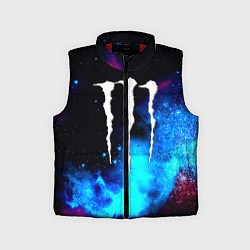 Детский жилет Monster energy космос, цвет: 3D-красный