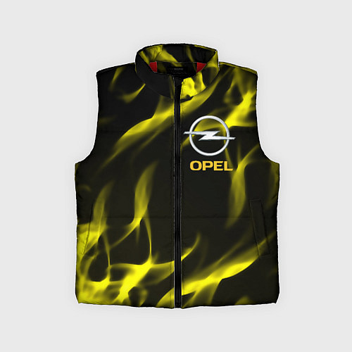 Детский жилет Opel огненный стиль / 3D-Красный – фото 1