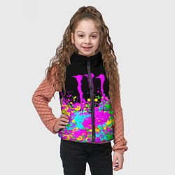 Детский жилет Monster energy краски неоновые, цвет: 3D-красный — фото 2