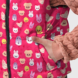 Детский жилет Skzoo pattern pink, цвет: 3D-светло-серый — фото 2