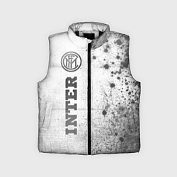Детский жилет Inter - white gradient по-вертикали, цвет: 3D-черный