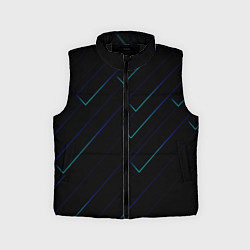 Детский жилет Color blue black, цвет: 3D-черный