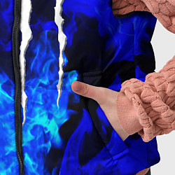 Детский жилет Monster energy синий дым, цвет: 3D-черный — фото 2