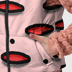 Детский жилет Круги маркер - паттерн, цвет: 3D-черный — фото 2