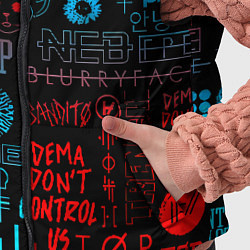 Детский жилет Twenty one pilots rock pattern, цвет: 3D-красный — фото 2