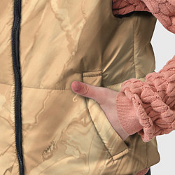 Детский жилет Бежевая текстура каменная мрамор, цвет: 3D-светло-серый — фото 2