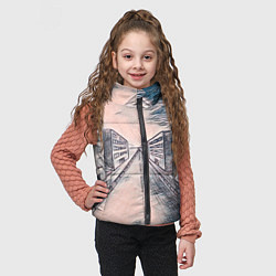 Детский жилет Сумрачный город, цвет: 3D-черный — фото 2